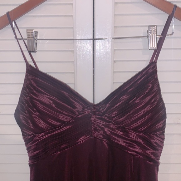 Vintage Deep Purple Midi dress Satiny Medium - Picture 6 of 6